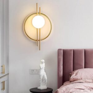 Wall glass bulb light