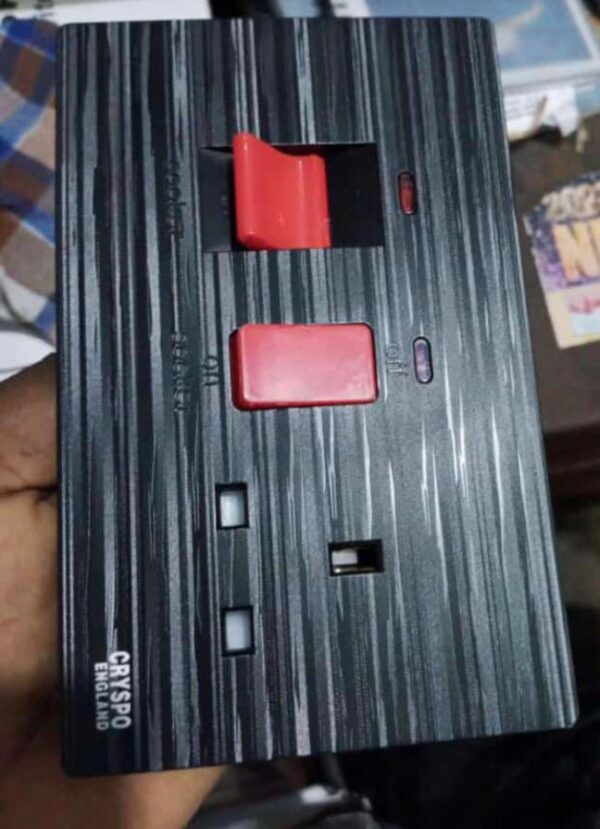 3 by 3 Cooker units black